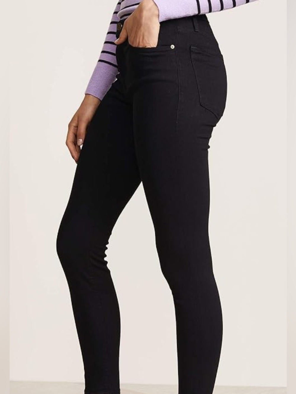 Frame Denim Black High-Rise Skinny Jeans NWOT Sz- Ladies 29 - Picture 1 of 7